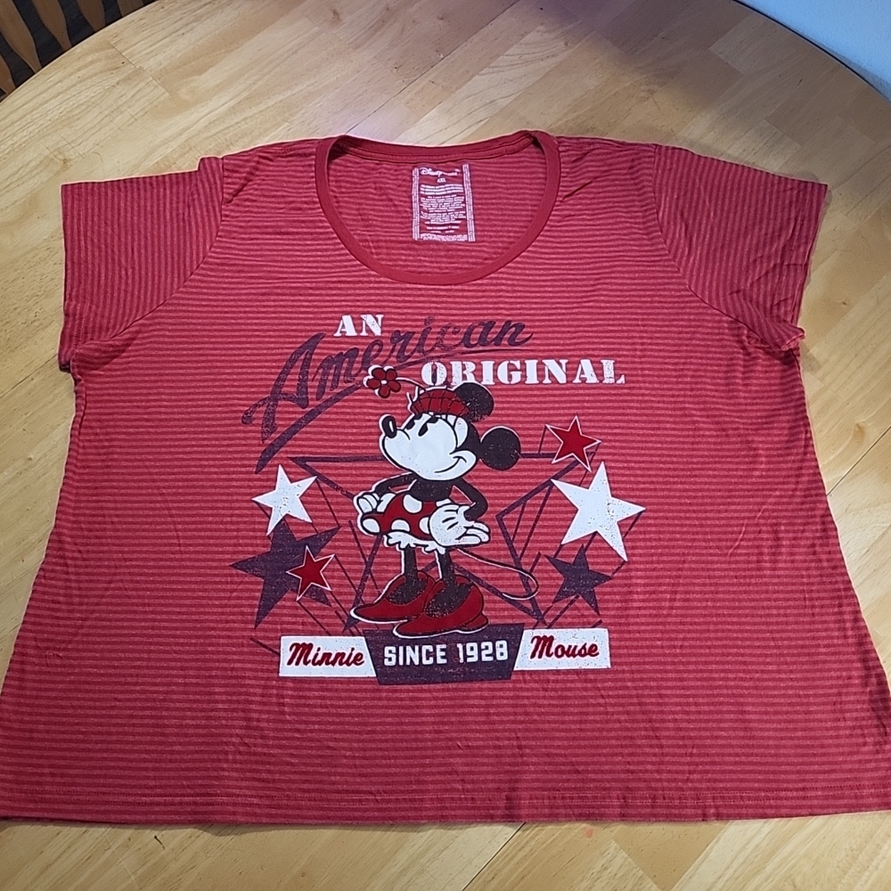 ***SOLD****Disney Store Womens Plus Size 4X T Shirt Original Minnie Mouse